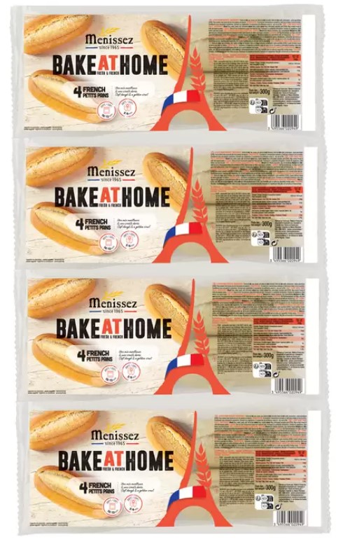 Menissez Petits Pains, 4 x 4 Pack (4 x 300g)